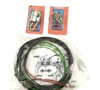 Kit Impianto Elettrico Nero con Incluse Puntine e Condensatore per Ciclomotori Ciao C7 Px Pxv Pv P Bravo Boxer