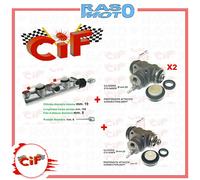 Kit Impianto Frenante Pompa Freno+Cilindretti Ape Tm P703-P703v,Fl2 220 1984-05