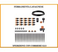 Kit impianto irrigazione a goccia per balconi Claber Drip Kit 20 90764