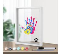 Kit Impronte Di Mani Di Famiglia Fai Da Te, Trasparente Kit Cornice per Foto Imp