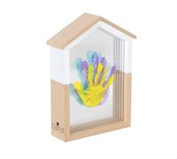 Kit impronte mani piedi bambino e famiglia idea originale regalo nascita cornice