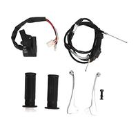 Kit impugnatura cavo acceleratore Set completo ad alte prestazioni per PW50 PY50 Dirt Bike con leva freno Start Switch Lega di alluminio ABS