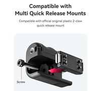 Kit impugnatura in metallo con pulsante otturatore per Insta360 Acepro2 e action