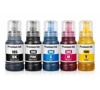 Kit Inchiostro Compatibile EcoTank-106 105 per L-7160 L-7180 ET-7700 ET-7750