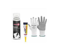 Kit Incollaggio Istantaneo Colla 3 g Con Attivatore Spray 200 ml E Guanti
