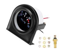 Kit indicatore della temperatura dell'olio, 2 pollici 52 mm LED per auto Indicatore VDO di ricambio Autometro Kit misuratori di pressione temperatura acqua e olio 50-150℃ 0.3A