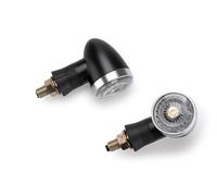 KIT INDICATORE DI DIREZIONE PUIG MODELLO RADIANT COLORE NERO LENTE TRASPARENTE.