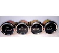 Kit indicatore elettrico replica Smiths con lunetta cromata Indicatore...