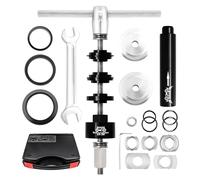 Kit Inferiore Bicicletta,Estrattore Movimento Centrale Bici,Kit Per La Stampa Del Cuscinetto Della Bicicletta,Per Rimuovere Strumento Professionale Per Cuscinetto Interno BB86/30/91/92 PF30(Argento)