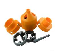 Kit infila-tubi in PVC, 1/2 pollici 3/4 in 1 pollici filiere per tubi, filiera rotonda per tubi, set di infila tubi manuali in acciaio idraulico