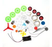 Kit Ingranaggi Per Macchinine Ingranaggi in Plastica Cinghie Boccole Pulegge Ruote Ingranaggi Assortimento Accessori Fai da Te Per Automobili Robot