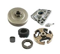 Kit ingranaggio a vite senza fine con ruota dentata for pompa dell'olio e tamburo della frizione da 3/8" for parti di motosega 61 66 266 268 272 272XP