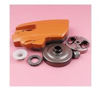 Kit ingranaggio a vite senza fine del tamburo della copertura laterale del pignone della frizione del freno della catena adatto for la parte dello strumento di ricambio della motosega 340 345 350