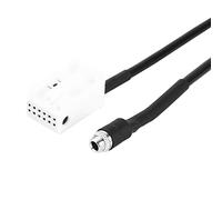 Kit Ingresso Audio Ausiliario Durevole Perfetto per E60 E61 E63 E64, Cavo Adattatore Aux a 12 Pin