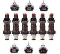 Kit iniettore Carburante da 6 Pezzi con Cablaggio connettore e Cavo di Collegamento 23250-62040 FJ585 217-2933 Sostituzione per Toyota Tacoma 1999-2004 Tundra 34l 2000-2004 4Runner 34l V6 1999-2002