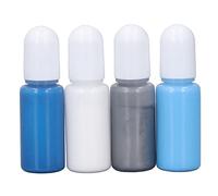 Kit Iniziale di Pigmenti in Resina a 4 Colori, Set di Coloranti in Resina Liquida, Colorante in Resina Concentrato, Forniture per Pittura per Artisti per la Creazione di (Set 6)