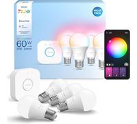 KIT INIZIALE SMART HOME CON BRIDGE E 4 LAMPADINE INTELLIGENTI E27