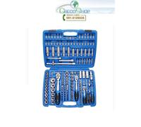 Kit Inserti + Bussole/Boccole impronta torx/esagonale con 3 cricchetti 171 pz