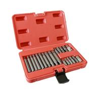 KIT INSERTI CHIAVI BUSSOLE CHIAVI TORX SET 21 PZ HEX 1/2" 3/8" PROFESSIONALE