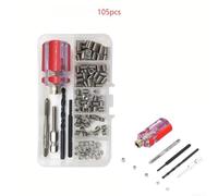 Kit Inserti Filettati M2-M6 105pz Acciaio Kit Inserti Filettati(M5) | Acciaio 304, , , misura M2- per m6, installazione rapida