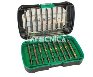 Kit inserti lunghi 75mm assortiti 18pz HITACHI HIKOKI 750361 in custodia antiurt