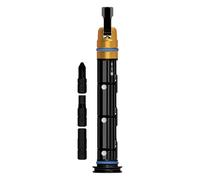 Kit Inserti Utensili Lezyne Barplug L per Manubrio Bici - Alluminio CNC, Chiavi Esagonali e Torx, Cacciavite Phillips, Colore Ne