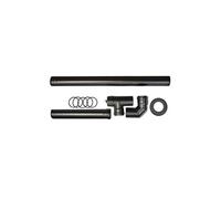 Kit installazione base per stufe a pellet nero opaco pesante mm.1,2 - Ø cm.8