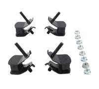 Kit installazione completo con 4 staffe in gomma antivibrante per Honda