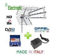 KIT INSTALLAZIONE DIGITALE TERRESTRE HD ANTENNA TRIPLA UHF