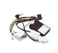 Kit Installazione Fascia Autoradio Per Toyota Prado 120 2004-2009 Autoradio Canbus Box Decoder Cablaggio Cavo Di Alimentazione Cavi ISO Con