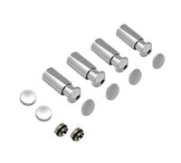 KIT INSTALLAZIONE TERMOARREDO DESIGN CROMO TUBI TONDI Cromo