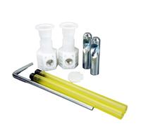 Kit installazione wc completo con bulloni e guarnizioni facile da installare