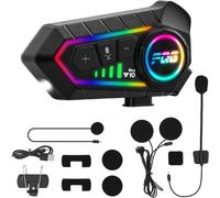 Kit interfono Bluetooth per moto, sistemi di comunicazione per casco, kit vivavoce tra