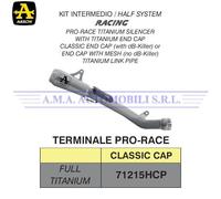 71215HCP - Terminale + Raccordo Arrow Pro-Race Titanio Kawasaki ZX-10R / ZX-10RR