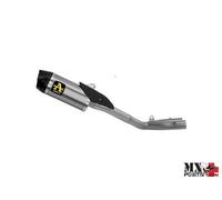 KIT INTERMEDIO RACING - TERMINALE INDY RACE TITANIO + RACCORDO TITANIO Ø60MM....