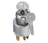 Kit interruttore di accensione a barilotto da 12 V per auto, moto, barca, trattore, avviamento con chiave 956827 Tasto Interruttore Accensione