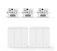 Kit Interruttore Luce Smart WiFi Domotica compatibile con Alexa/Google Home