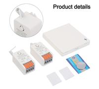 Kit interruttore luce wireless remoto 86 pannello a parete con interruttore abba