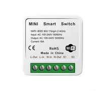 Kit interruttore luci wireless, WiFi + interruttore telecomando RF433, controller wireless intelligente per casa (C)