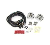Kit interruttori comandi manubrio con cablabio cromo/nero 73-81 xl sportster 72-