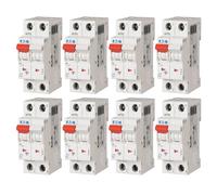 Kit Interruttori magnetotermici Eaton 10A 1P+N 4,5KA 2 moduli 243226