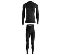 Kit Intimo Tecnico Iron-ic Donna Maglia Termica E Leggings Termici 900479 Nero