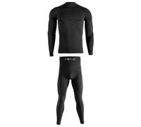 Kit Intimo Tecnico Iron-ic Uomo Maglia Termica E Leggings Termici 900480 Nero