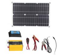 Kit inverter solare Inverter sinusoidale modificato da 300 W Pannello solare 18 W 18 V Kit controller solare 30 A 12 V 24 V (da 12 V a 220 V)