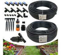 KIT IRRIGAZIONE A GOCCIA COMPLETO 50 MQ ALA GOCCIOLANTE PASSO 20 PER GIARDINO