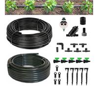 Kit Irrigazione Ala gocciolante e centralina Zero Pressure Orto Giardino 50 mq