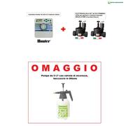KIT IRRIGAZIONE "PAY 3 TAKE AWAY 4" CENTRALINA 2STAZIONI HUNTER ELETTROVALVOLA 1