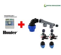 KIT IRRIGAZIONE SIMPLE CENTRALINA HUNTER 2ST+KIT COLLETTORE ELETTROVALVOLE 1