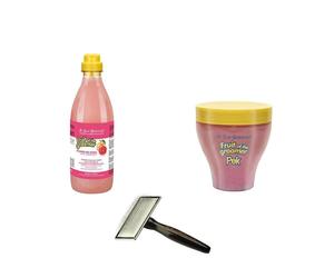 Kit ISB shampoo pompelmo 1000 ml + maschera pompelmo 250 ml + cardatore M 5x11cm