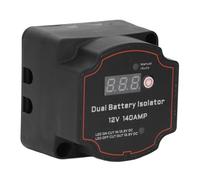 Kit isolante per batteria, 140 amp split, relè automatico di sensibilità alla tensione con display LED, compatibilità universale per veicoli a terra, yacht, barche